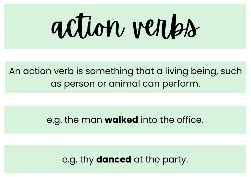 types of verbs