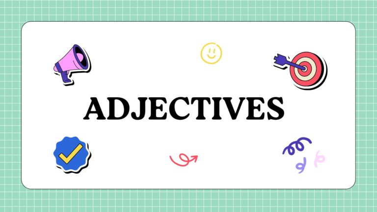 Adjectives