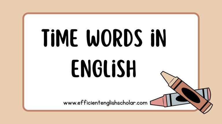 Time Words