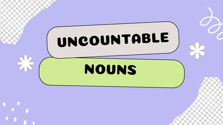 Uncountable nouns
