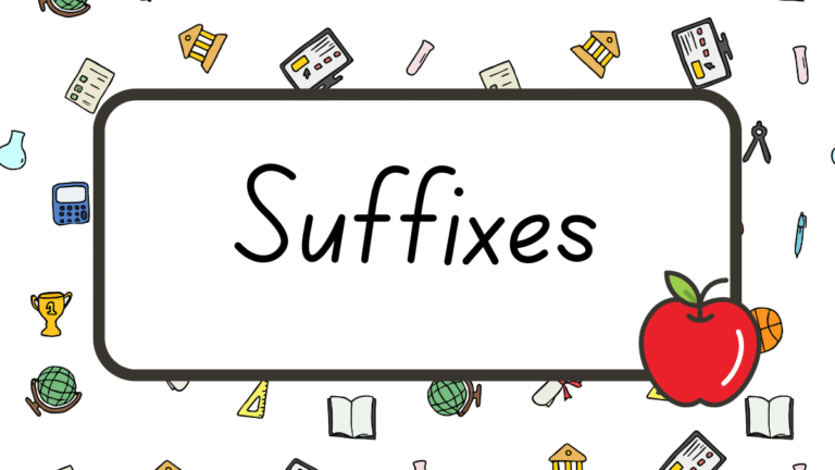Suffixes